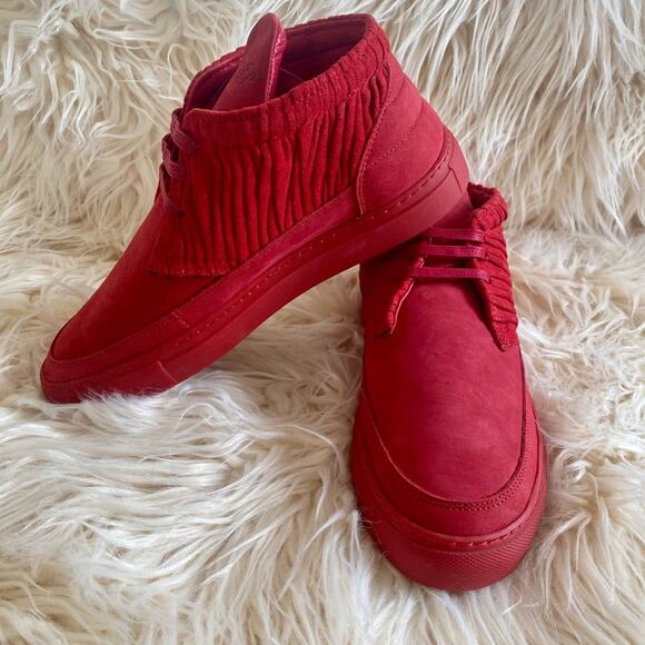 Filling Pieces Other - Filling Pieces sneakers leather Desert Boot Red sz 39 Designer Suede Shoes